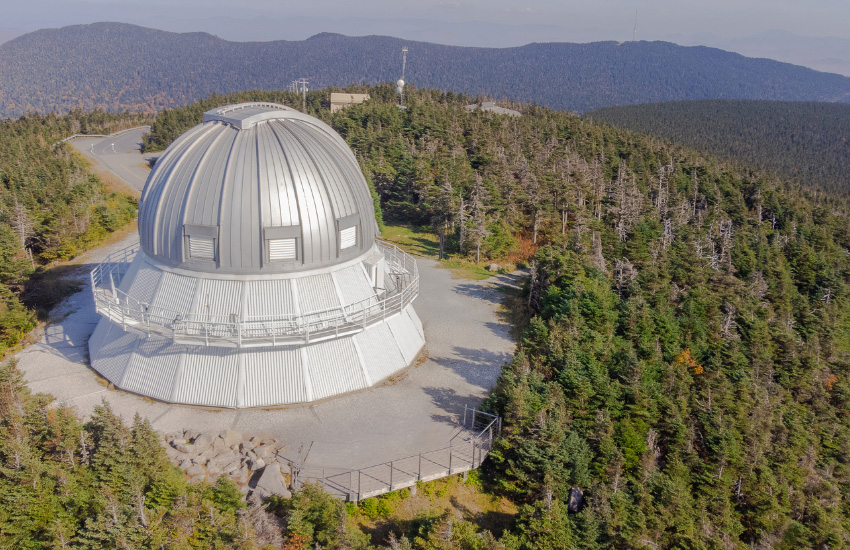 Observatory at the summit of Mont-Mégantic in Québec, Canada.